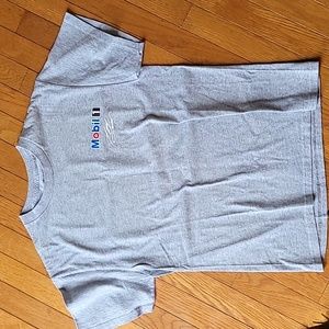 Nascar Tony Stewart#14 Mobile 1 Anytime Anywhere Racing T Shirt Size Medium Gray